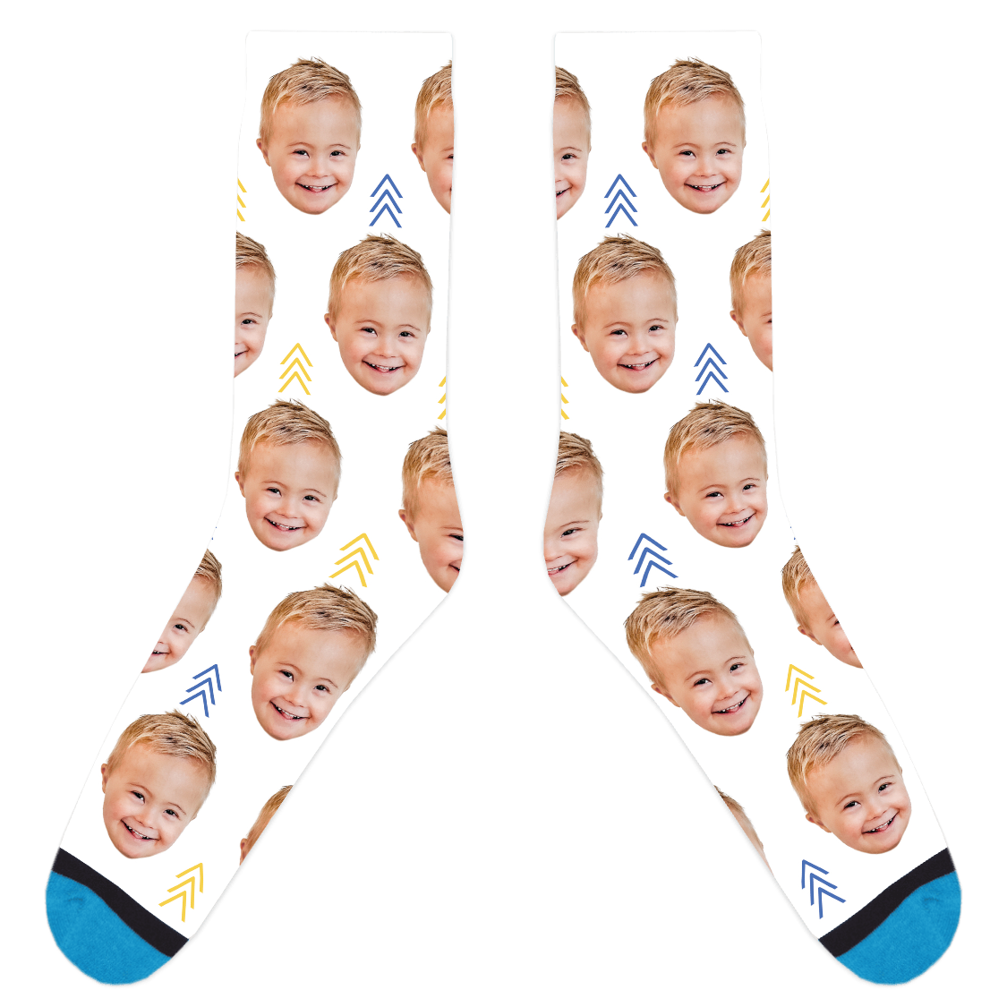 Custom World Down Syndrome Day Arrow Socks