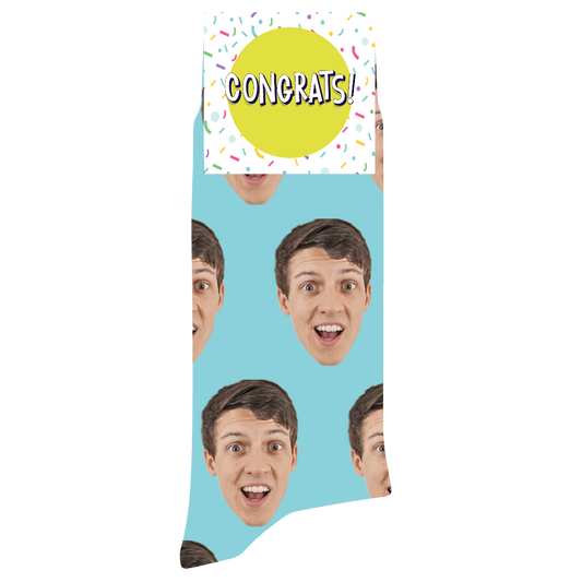 Custom Face Socks with Packaging