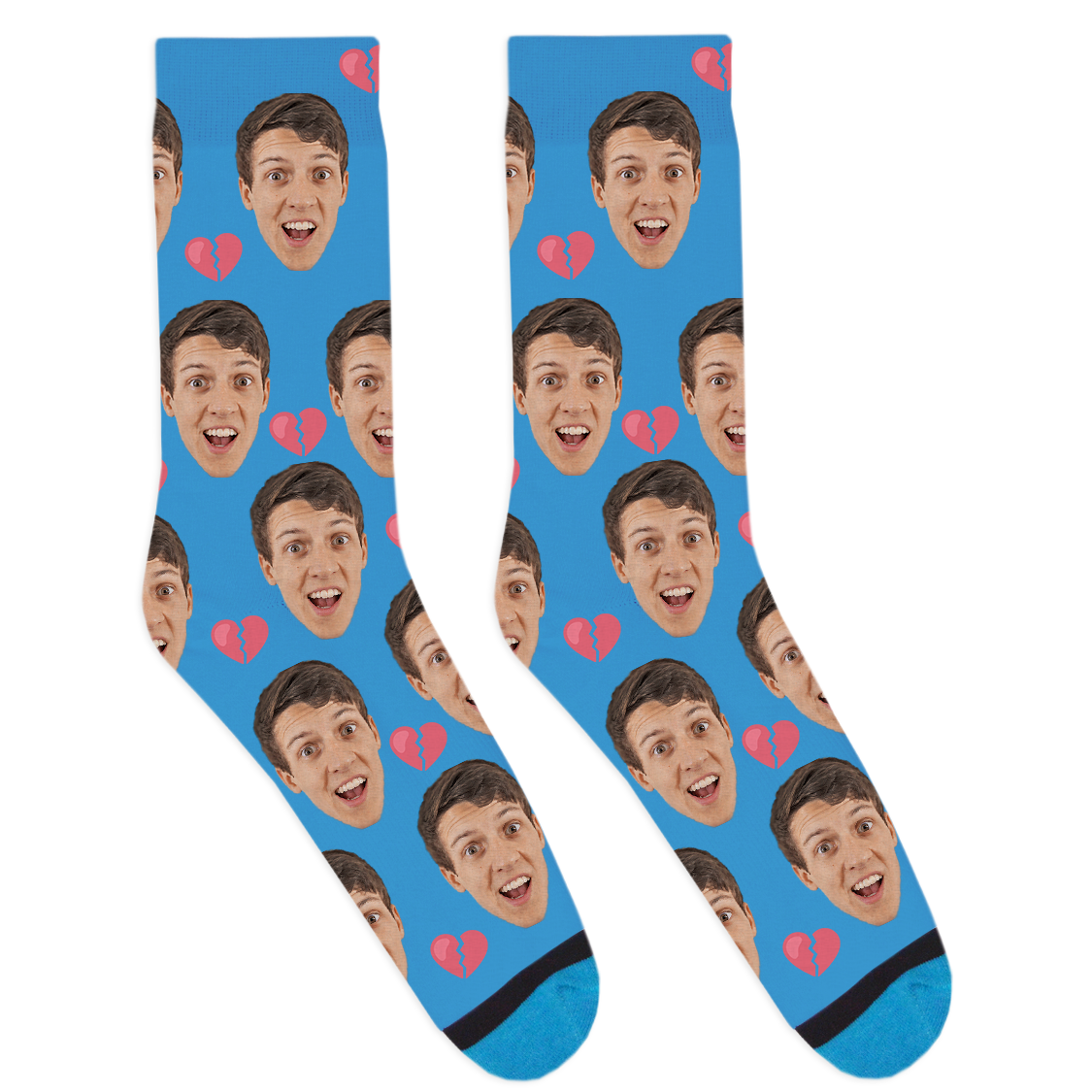 Custom Heart Break Socks