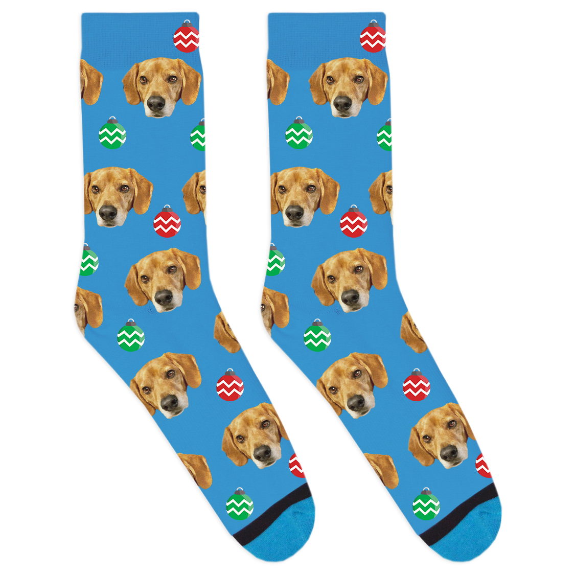 Custom Christmas Ornament Socks