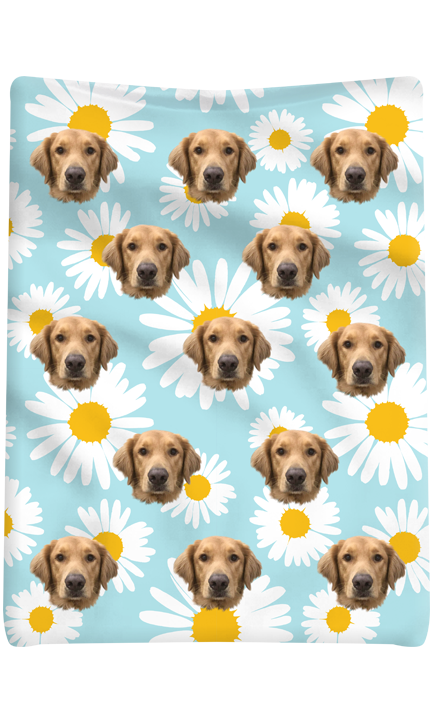 Custom Daisies Blanket