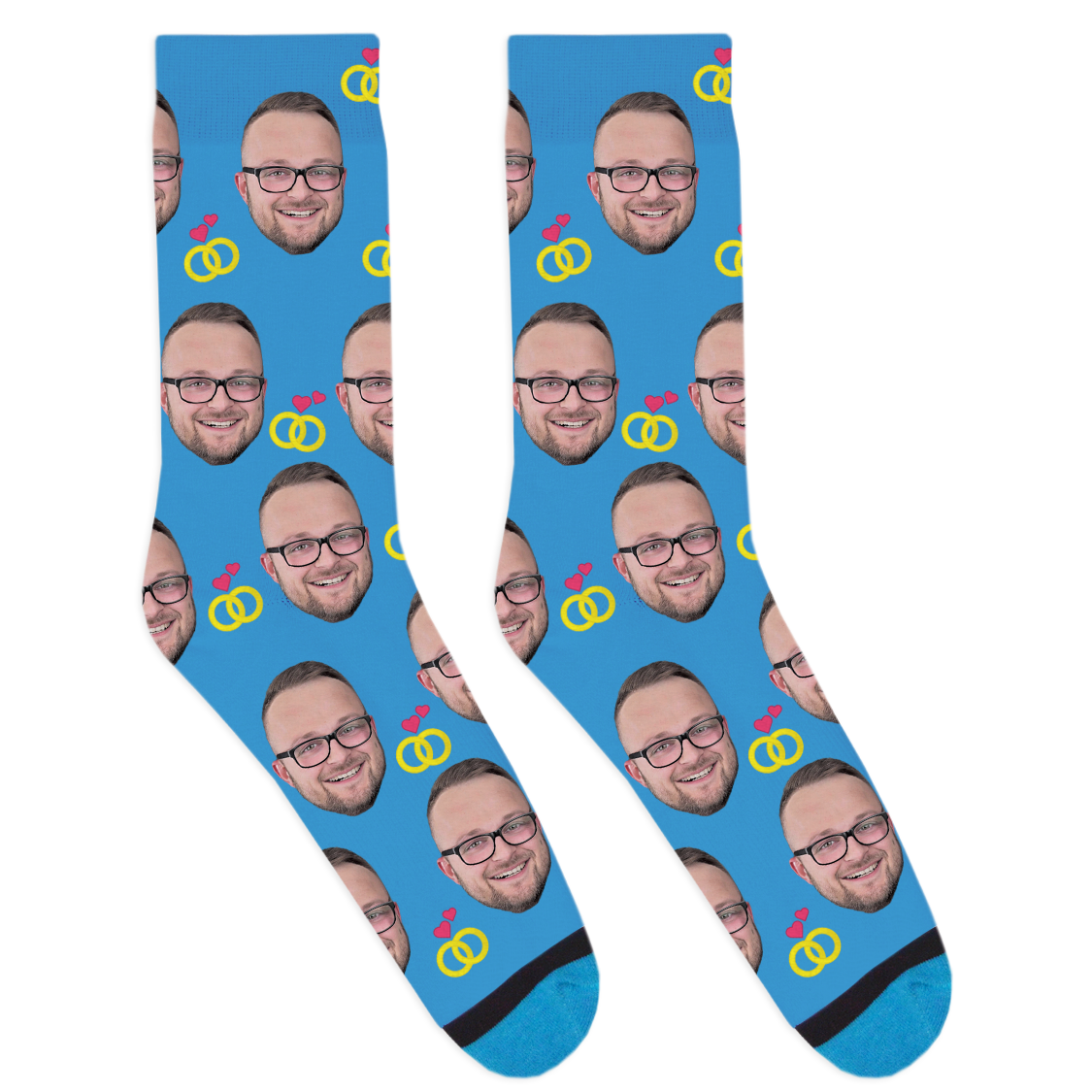 Custom Wedding Ring Socks