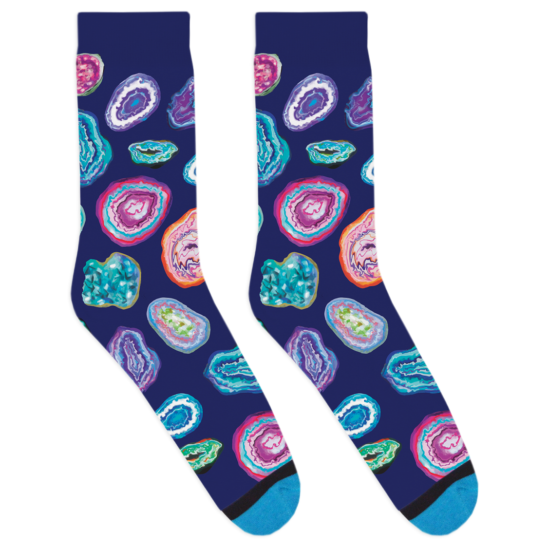 Geo Rocks Socks
