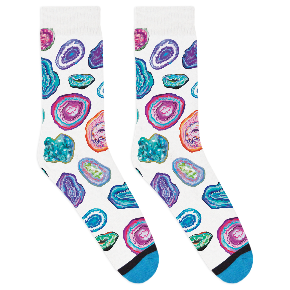 Geo Rocks Socks