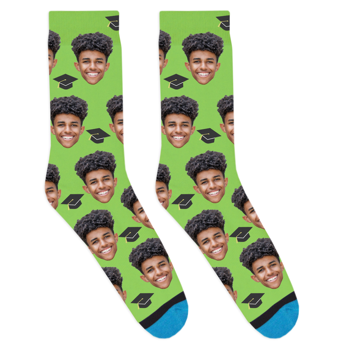 Custom Graduation Hat Socks