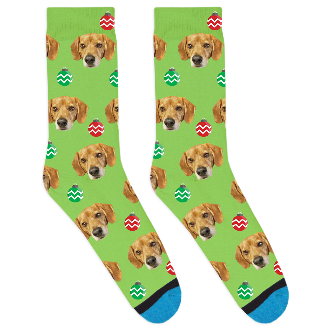 Custom Christmas Ornament Socks