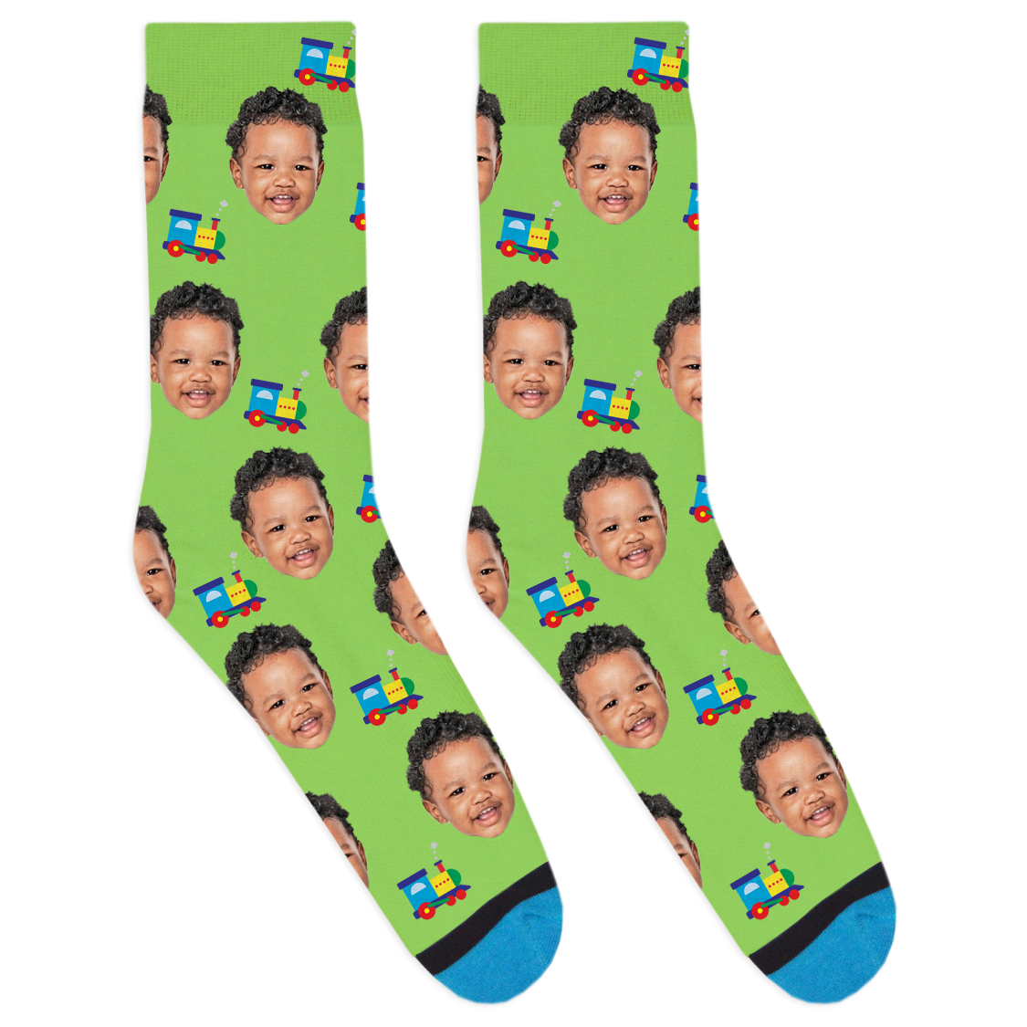 Custom Toy Train Socks