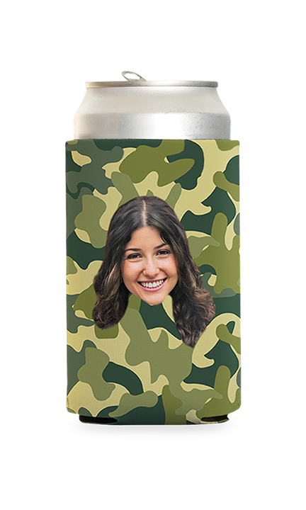 Custom Camo Can Cooler
