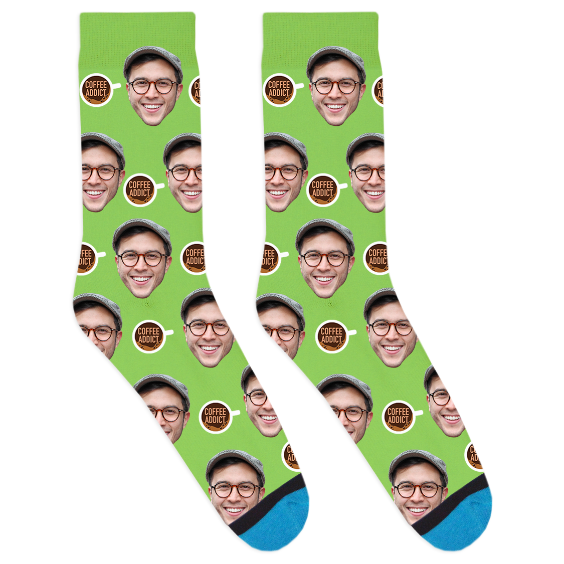 Custom Coffee Addict Socks