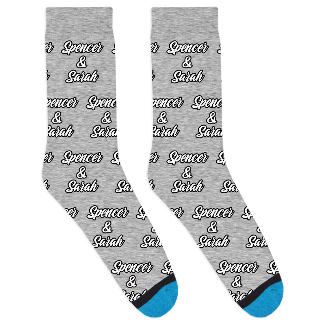 Custom Two Name Socks