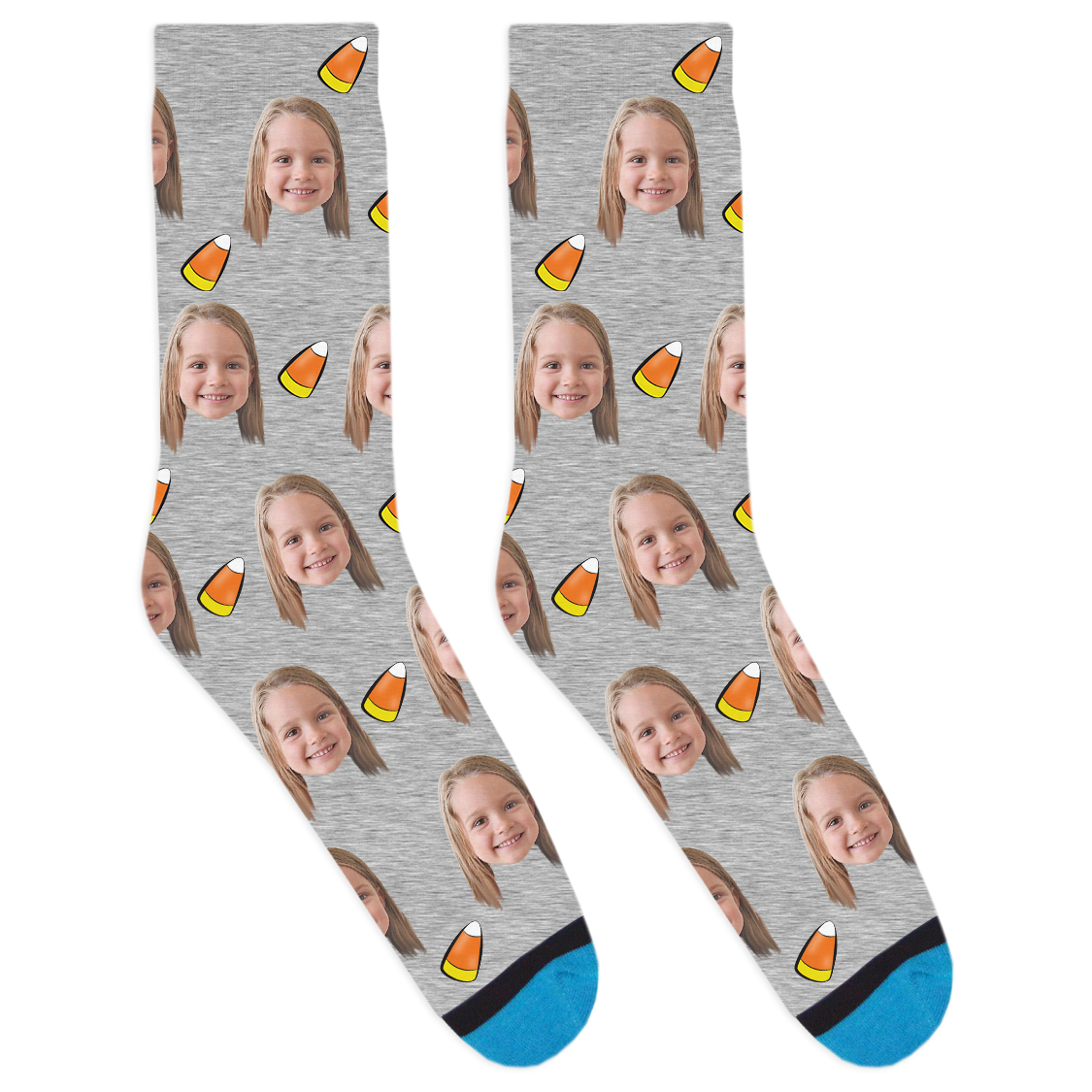 Custom Candy Corn Socks