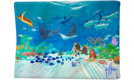 Guy Harvey Living Reef Blanket