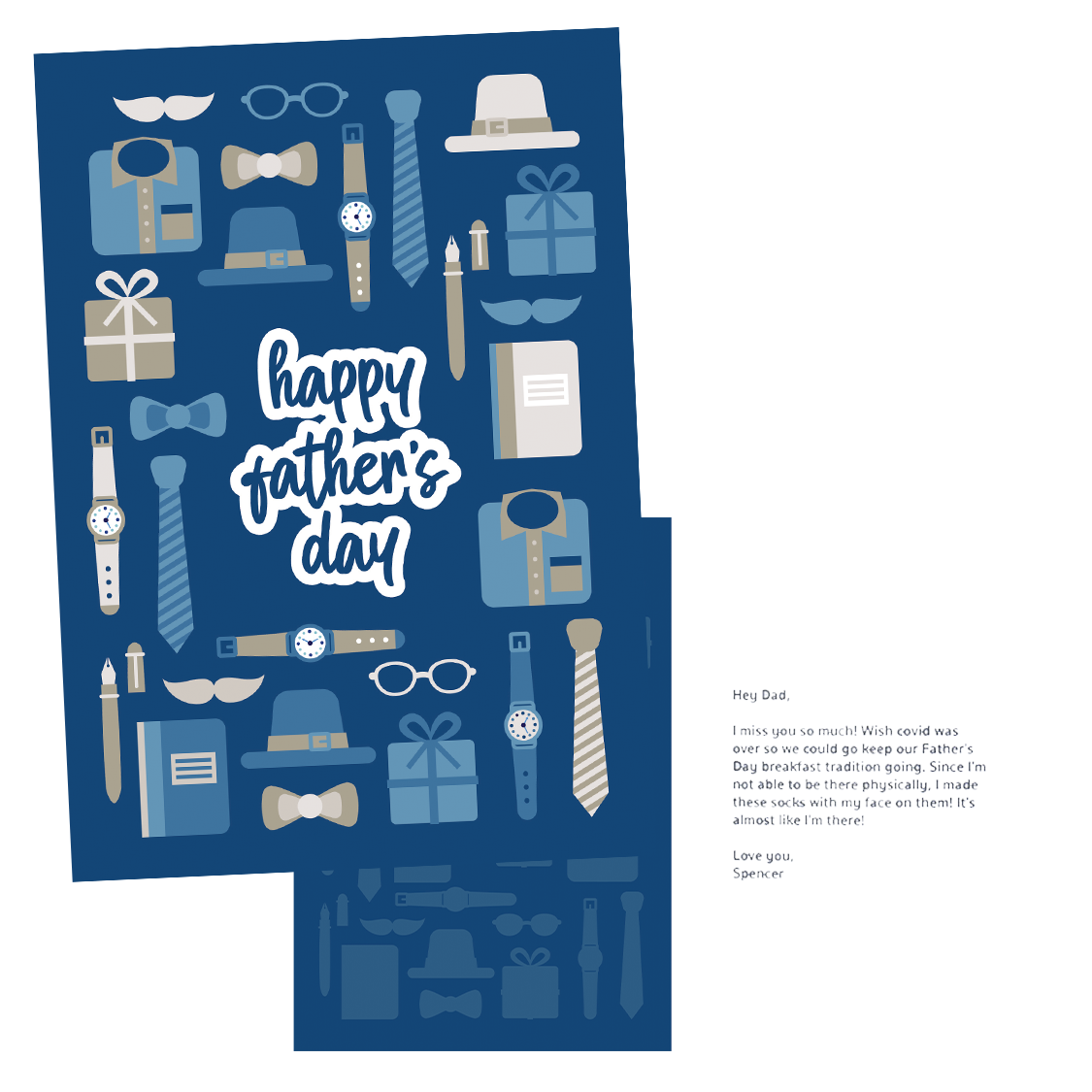 Custom Happy Father's Day Card