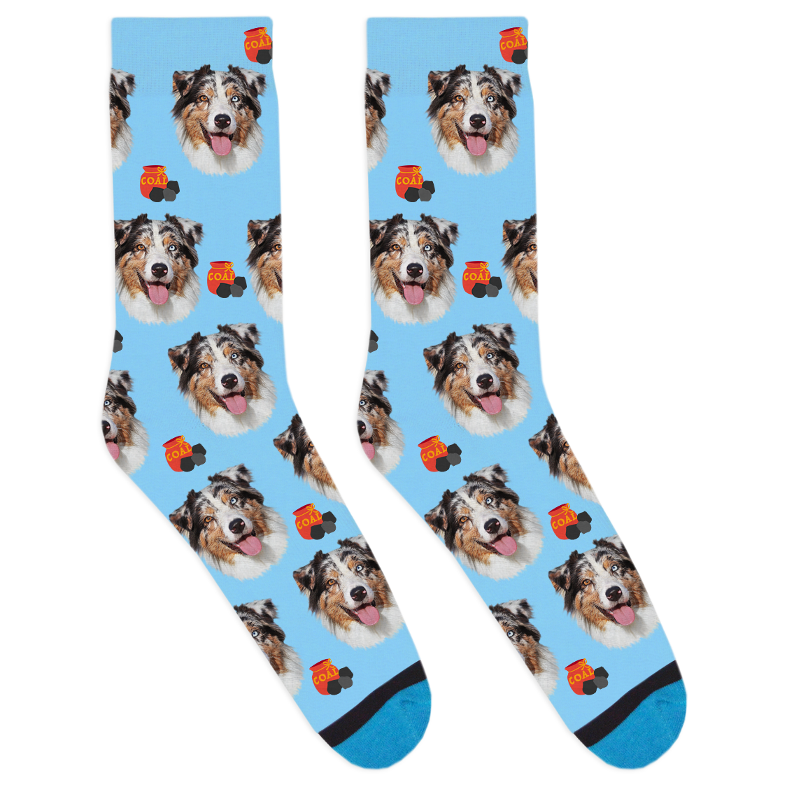 Custom Coal Socks