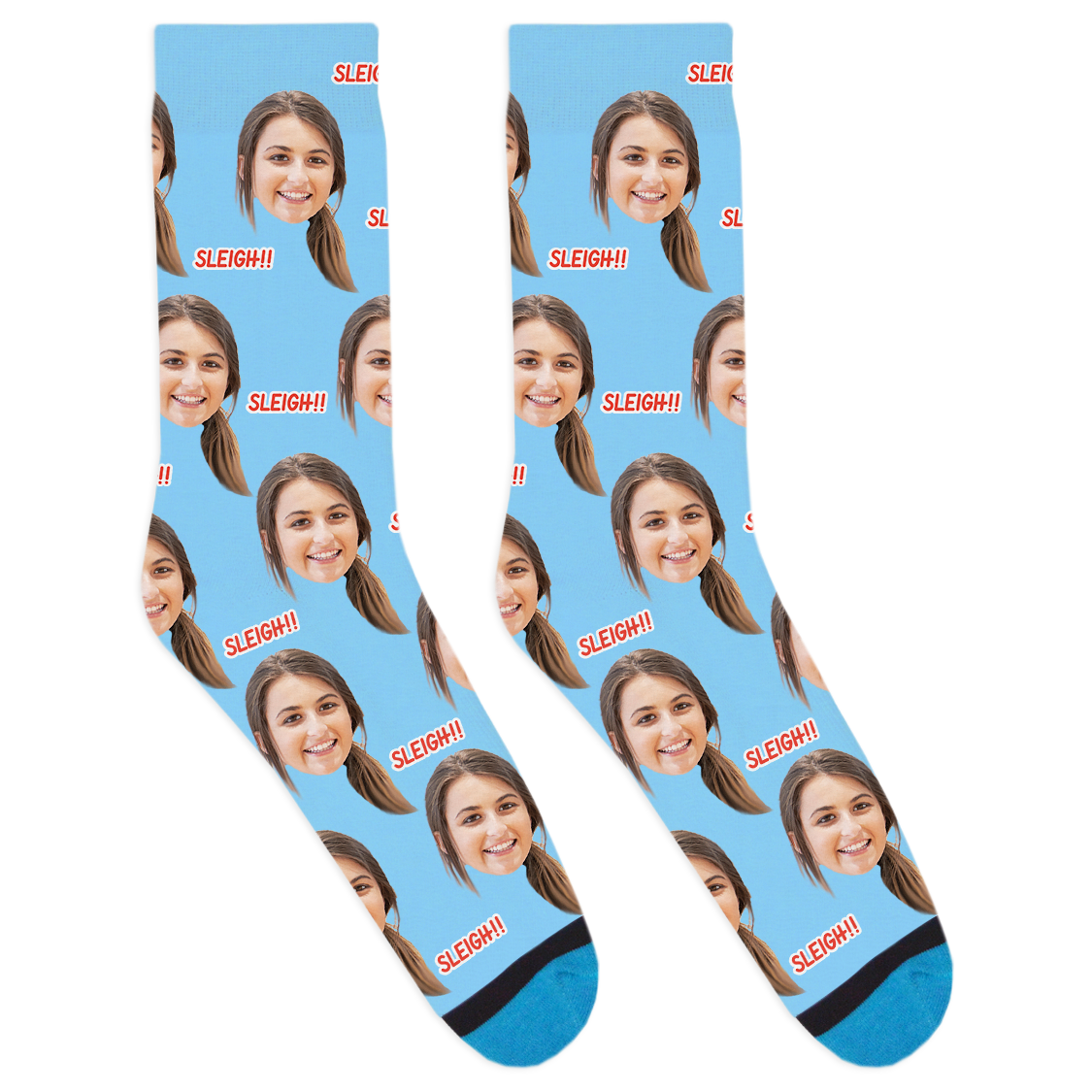 Custom Sleigh!! Socks