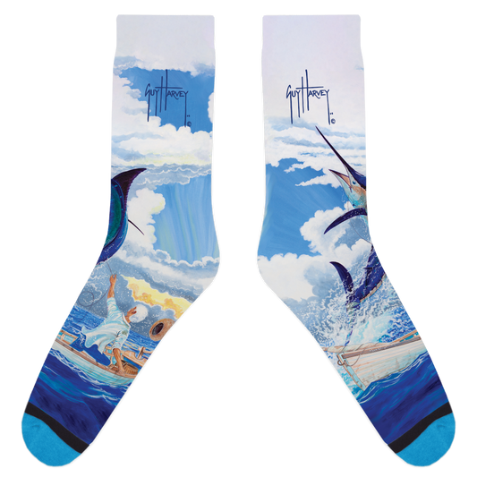 Guy Harvey Old Man and the Sea 2 Socks