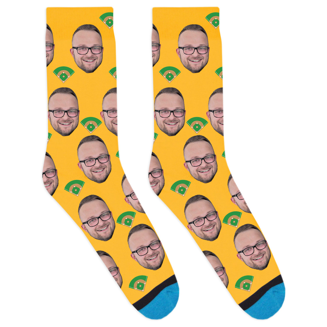 Custom Baseball Diamond Socks
