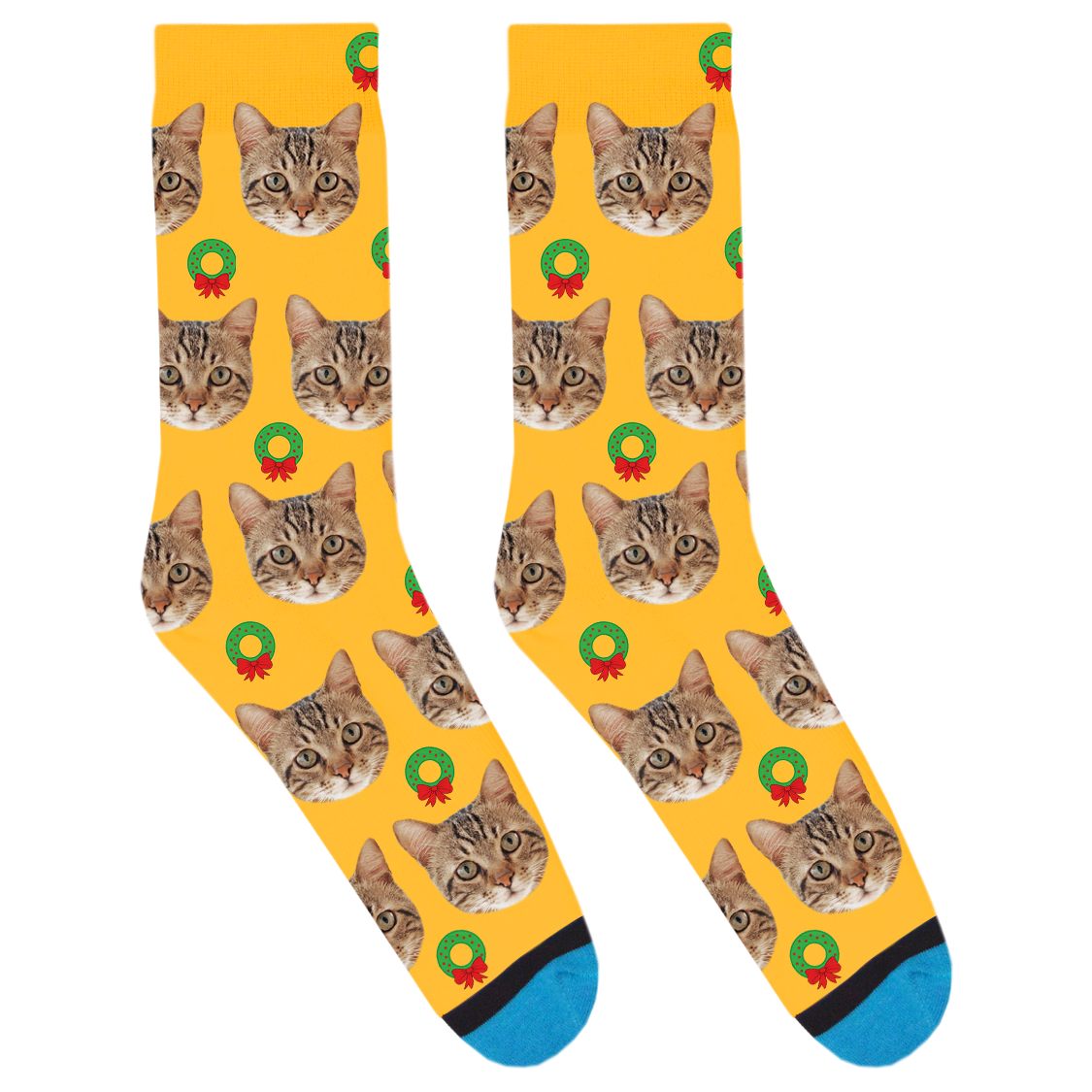 Custom Wreath Socks