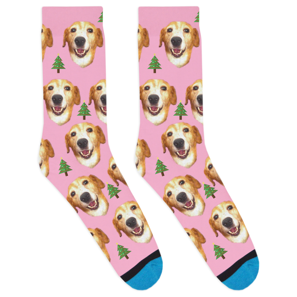 Custom Christmas Tree Socks