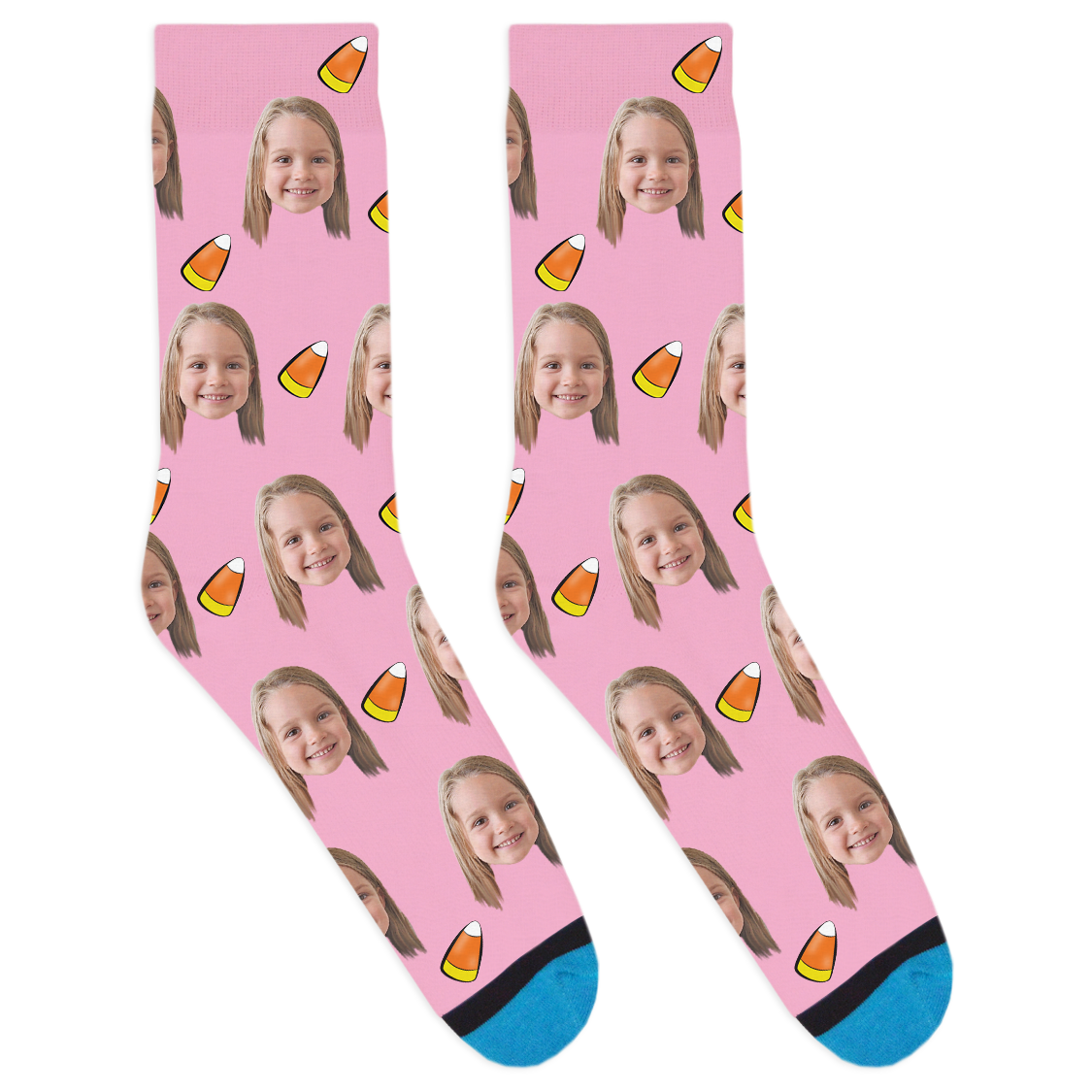 Custom Candy Corn Socks