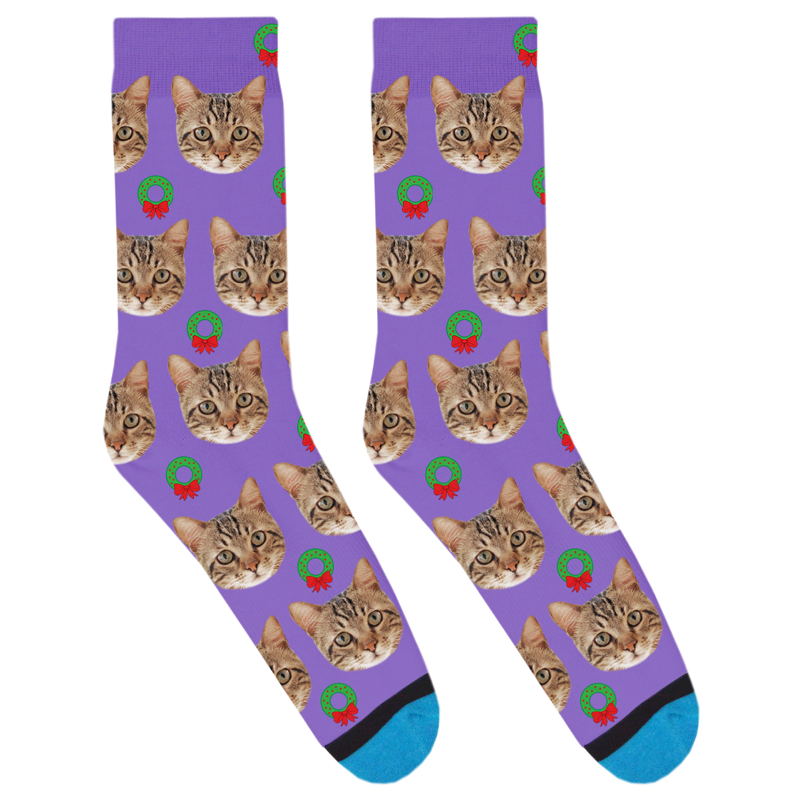 Custom Wreath Socks