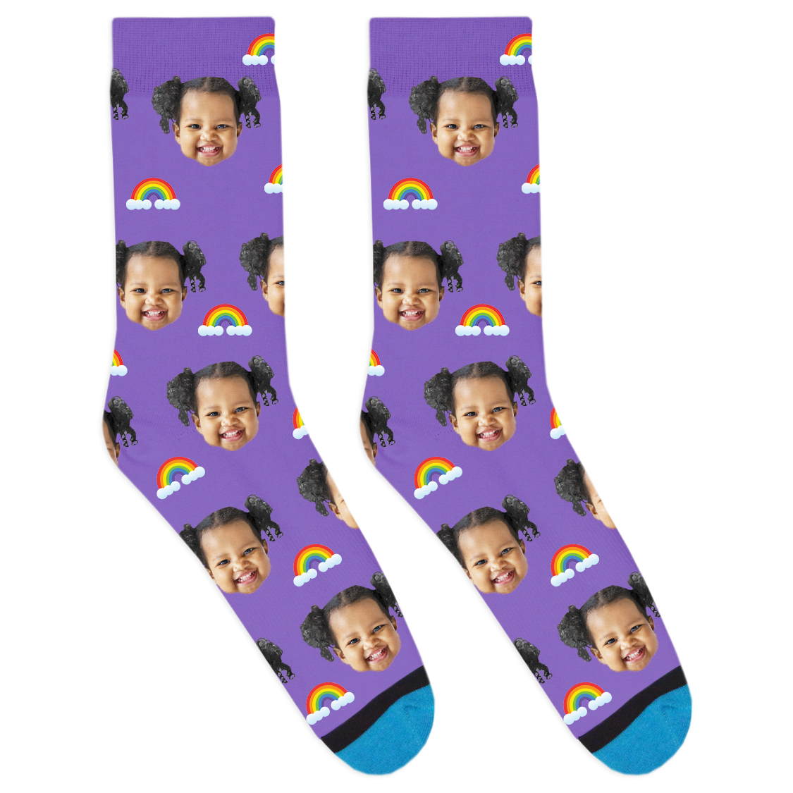 Custom Rainbow Socks