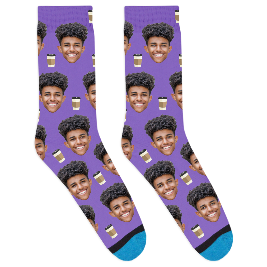 Custom Coffee To Go Socks