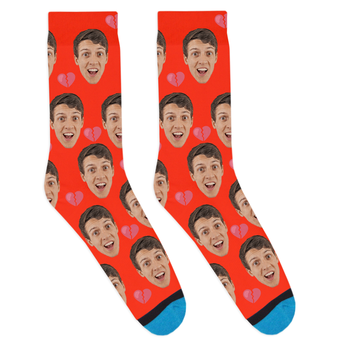 Custom Heart Break Socks