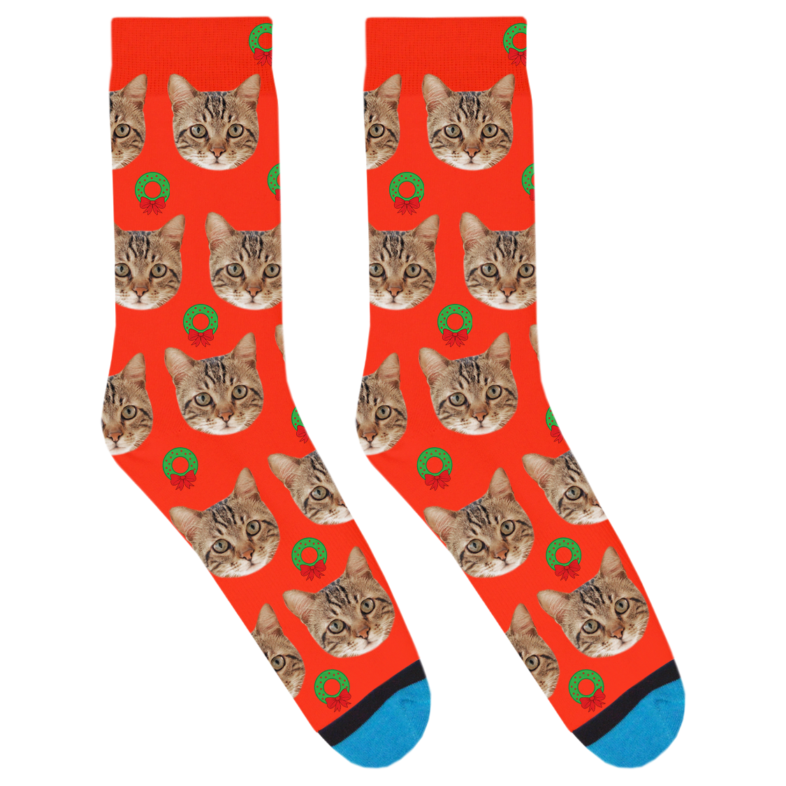 Custom Wreath Socks
