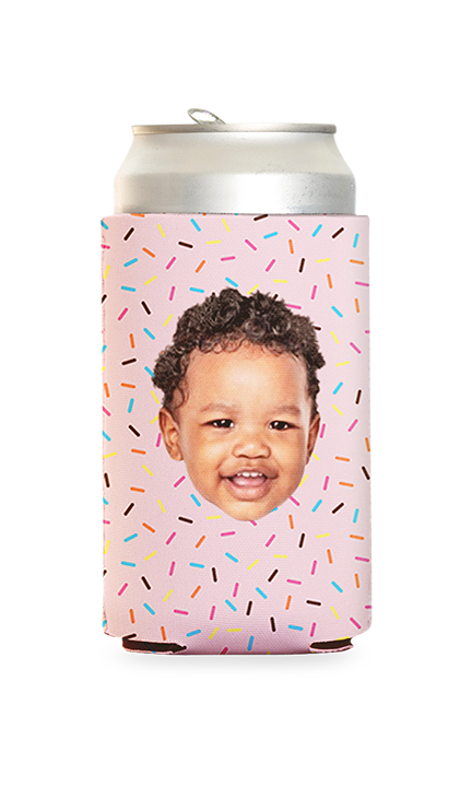 Custom Sprinkles Can Cooler