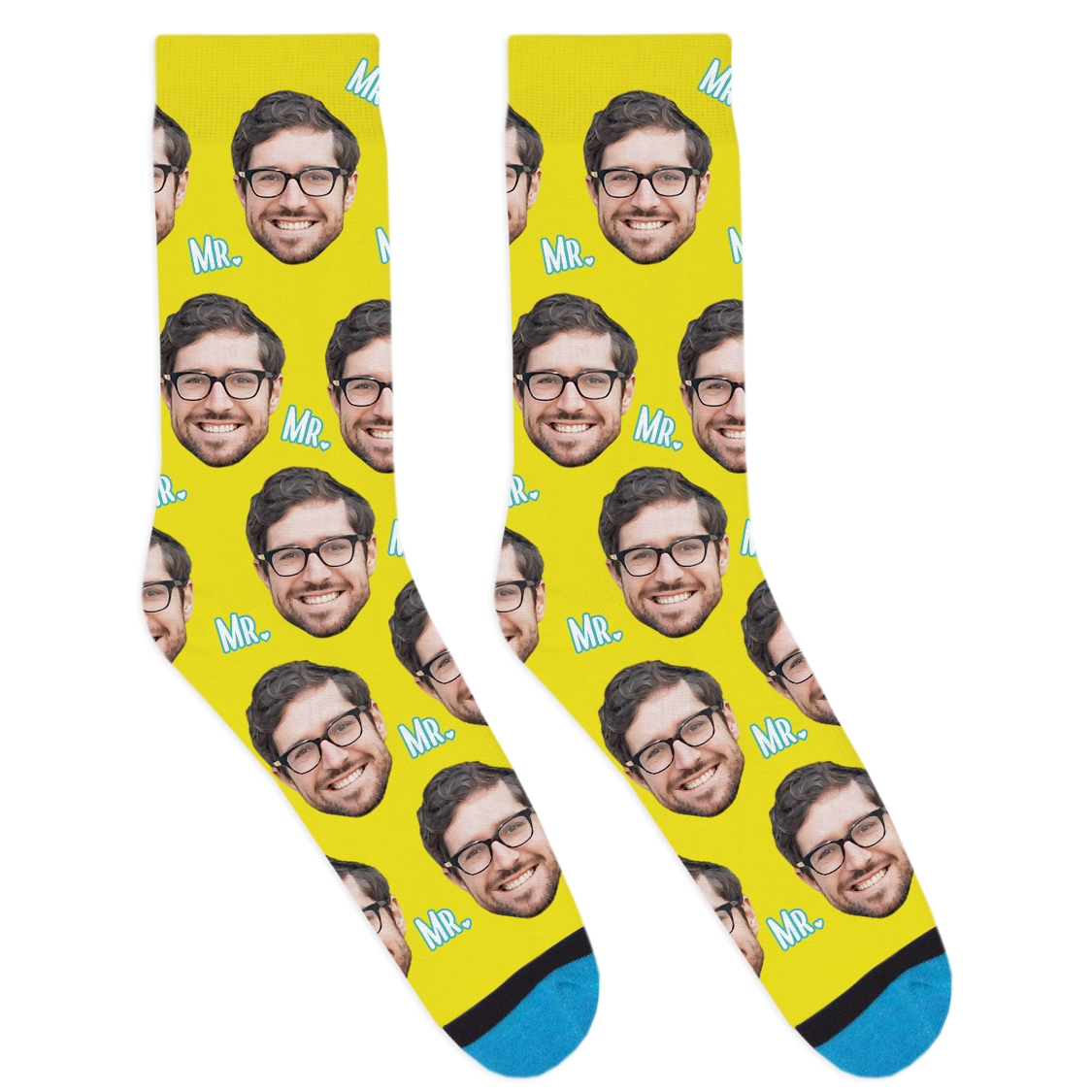 Custom Wedding Mr. Socks