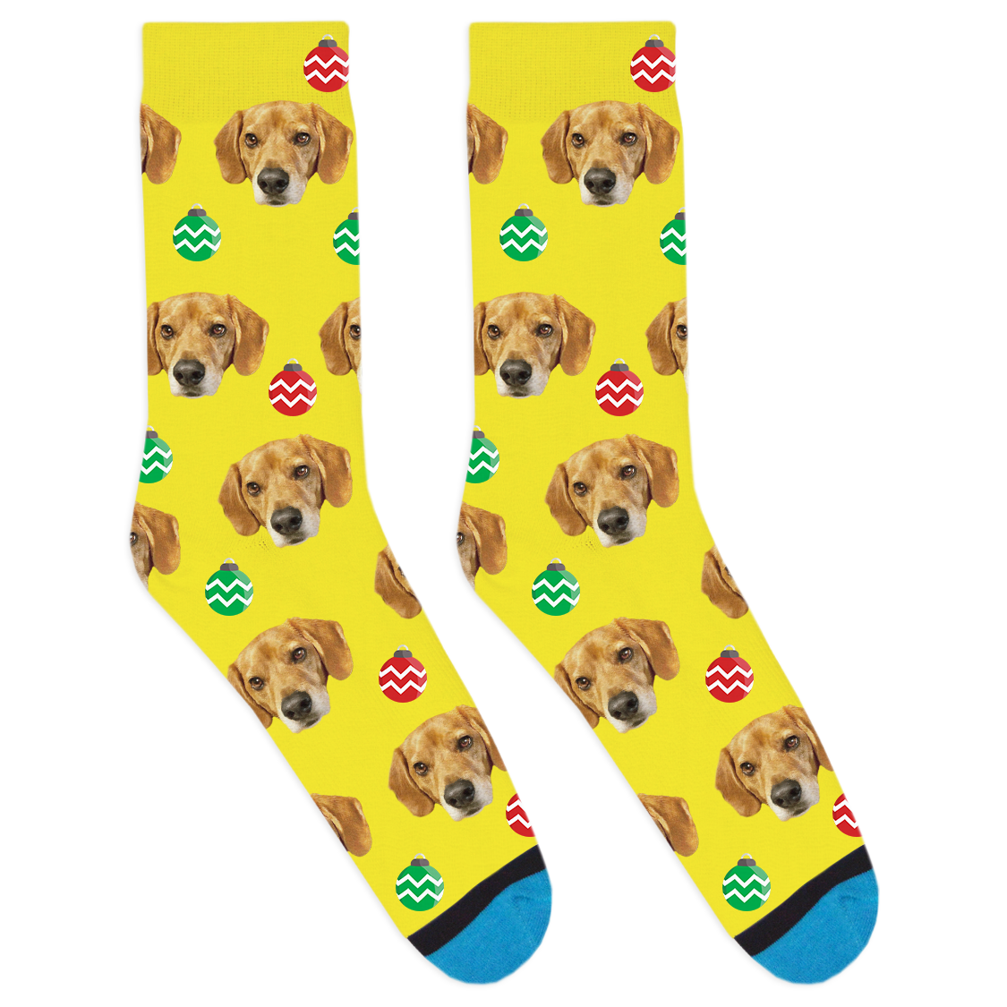 Custom Christmas Ornament Socks