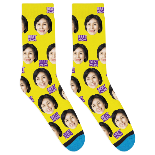 Custom Best Mom Socks