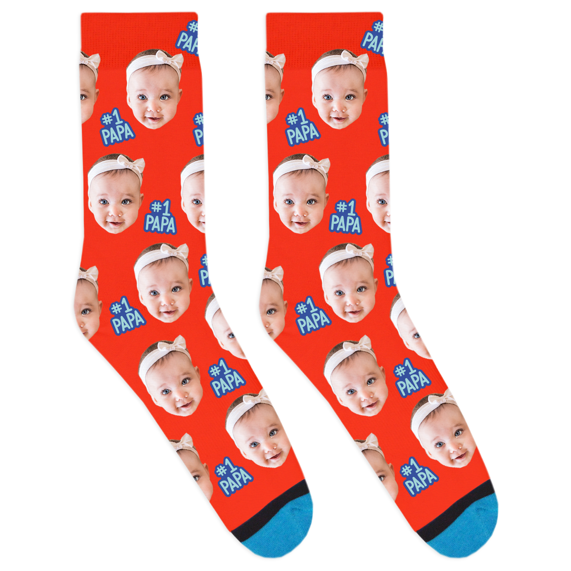 #1 Papa Socks - Red
