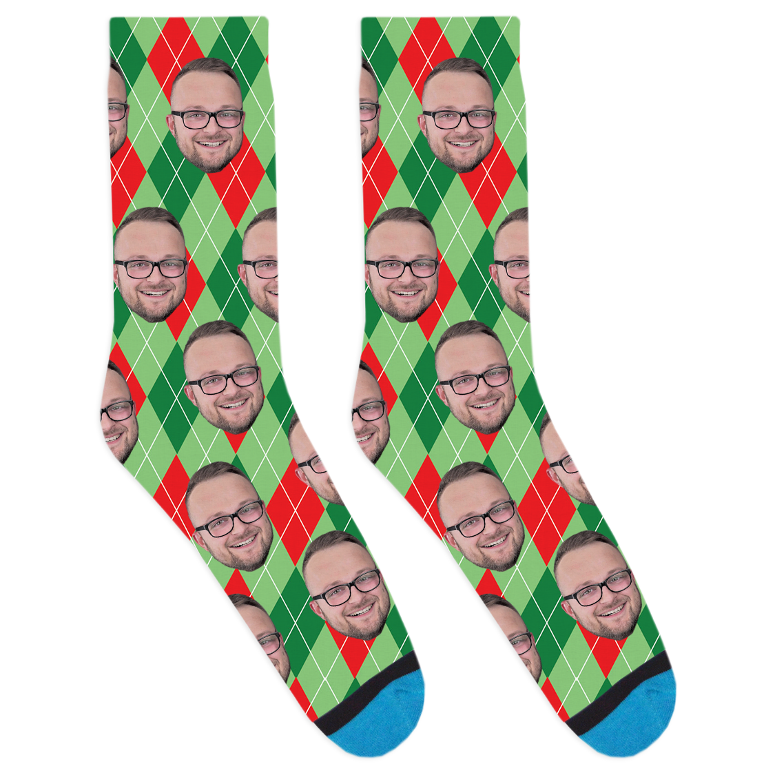 Christmas-Argyle-Sock