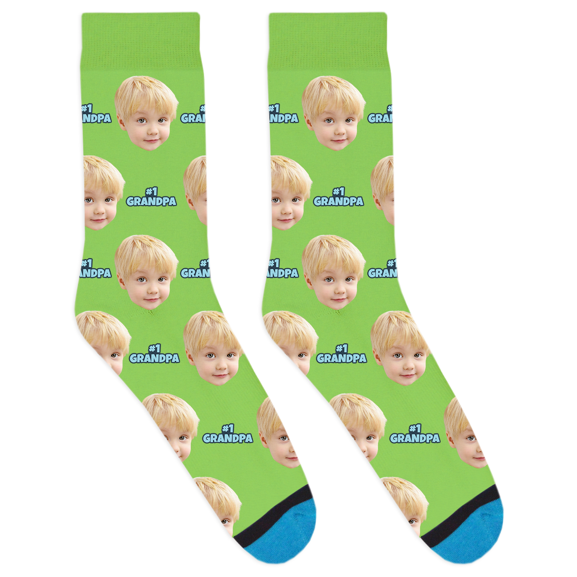 #1 Grandpa Socks - Green