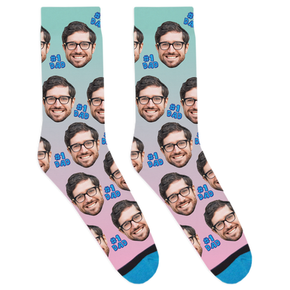 Custom #1 Dad Socks