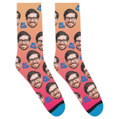 Custom #1 Dad Socks