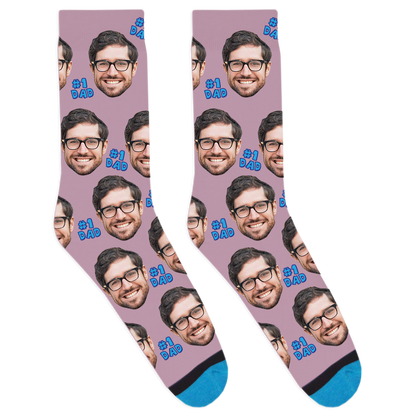 Custom #1 Dad Socks