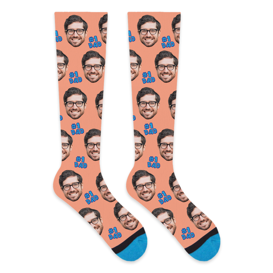 Custom #1 Dad Compression Socks