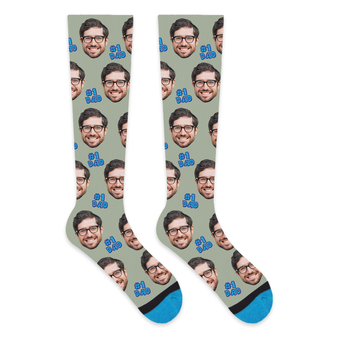 Custom #1 Dad Compression Socks