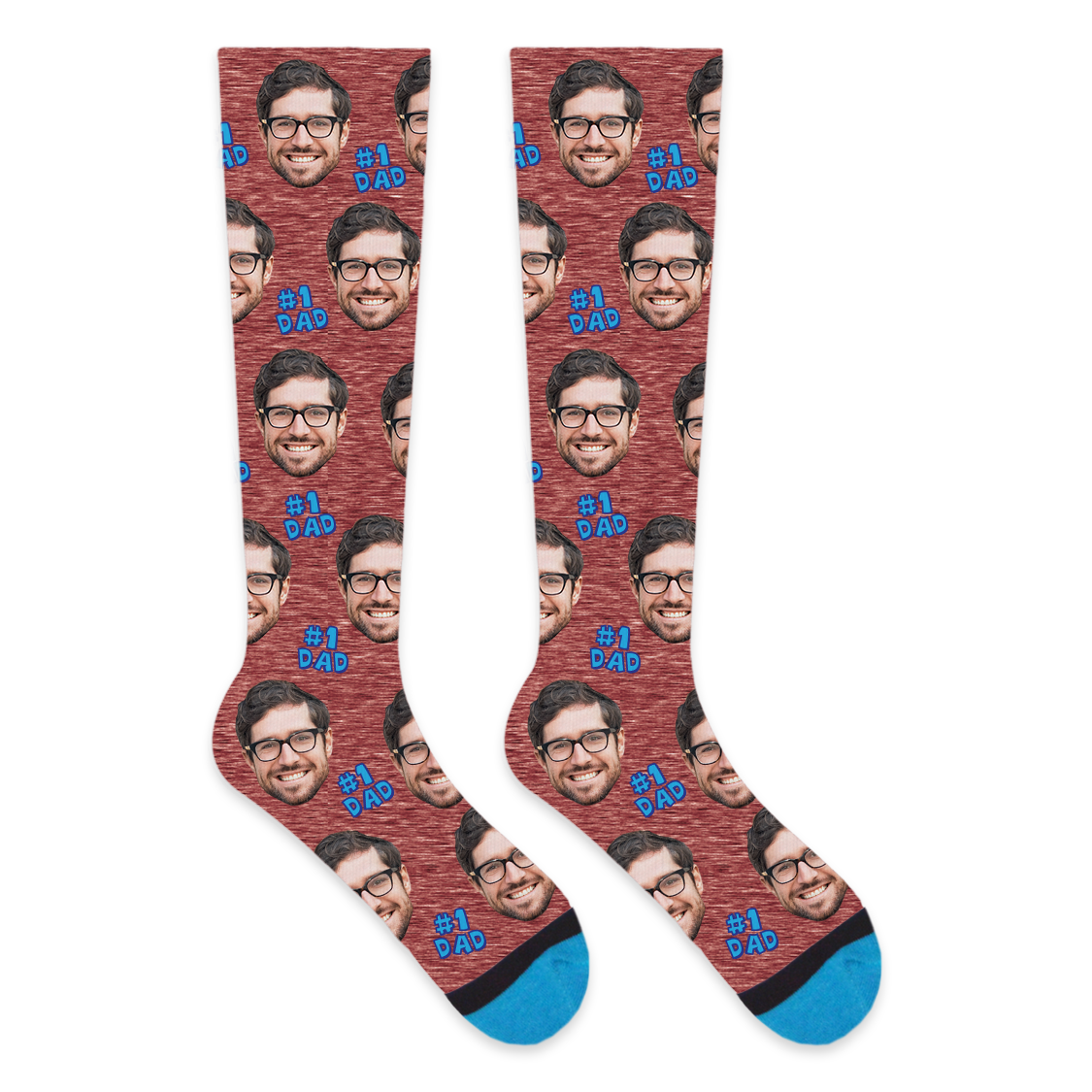 Custom #1 Dad Compression Socks