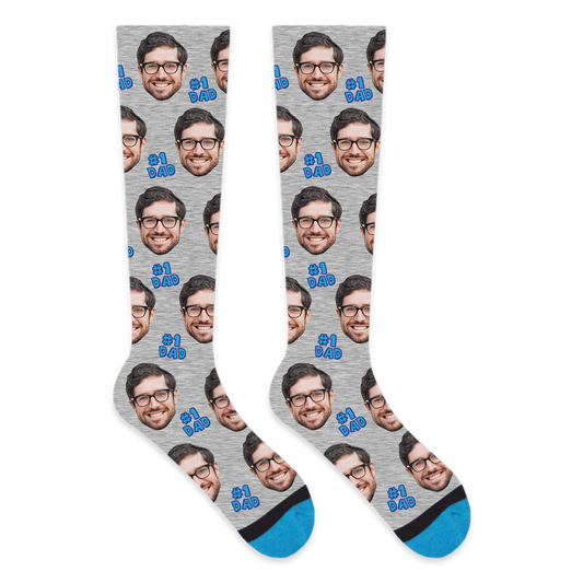 Custom #1 Dad Compression Socks
