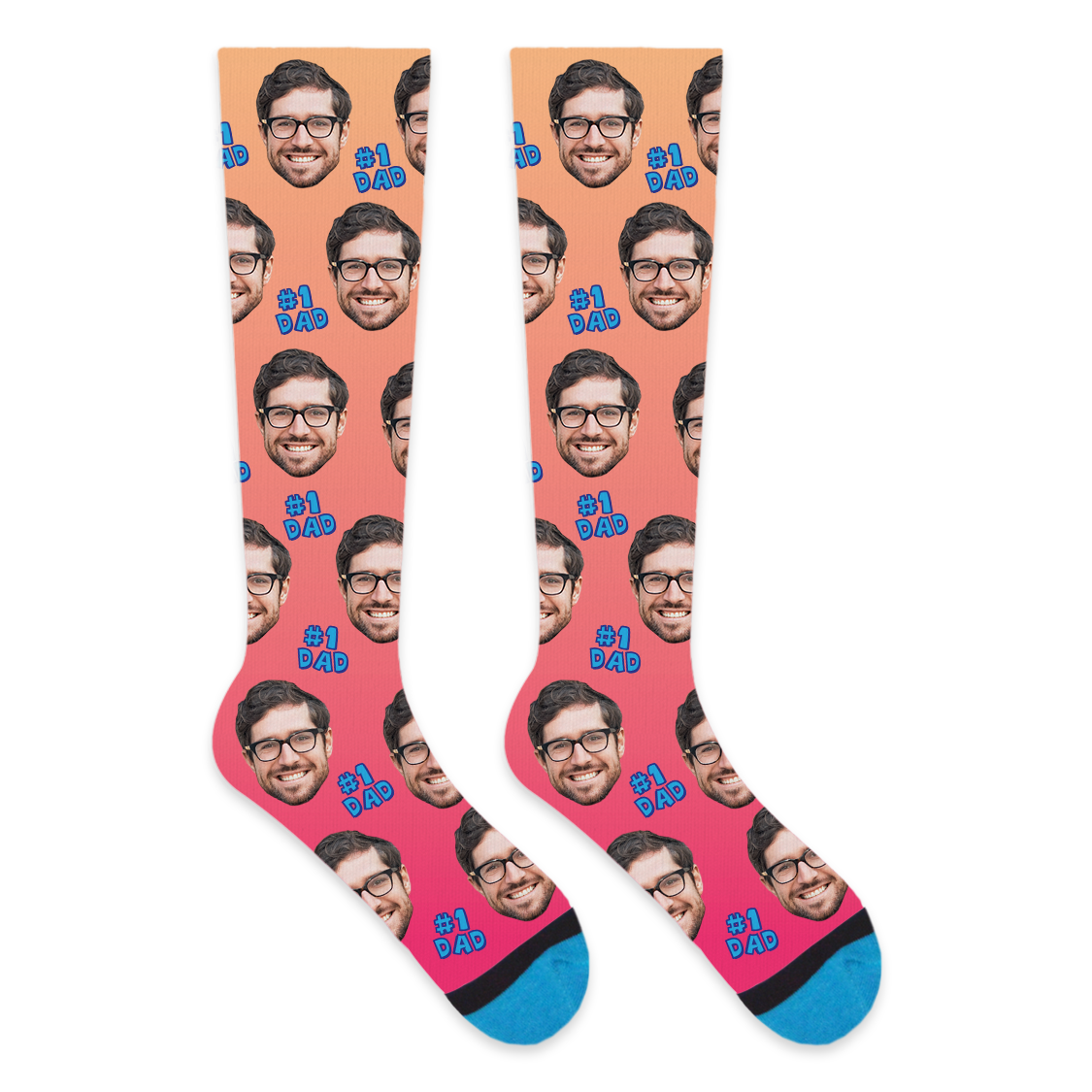 Custom #1 Dad Compression Socks