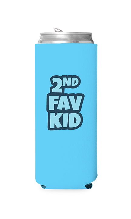 2nd Fav Kid Predesigned Can Cooler