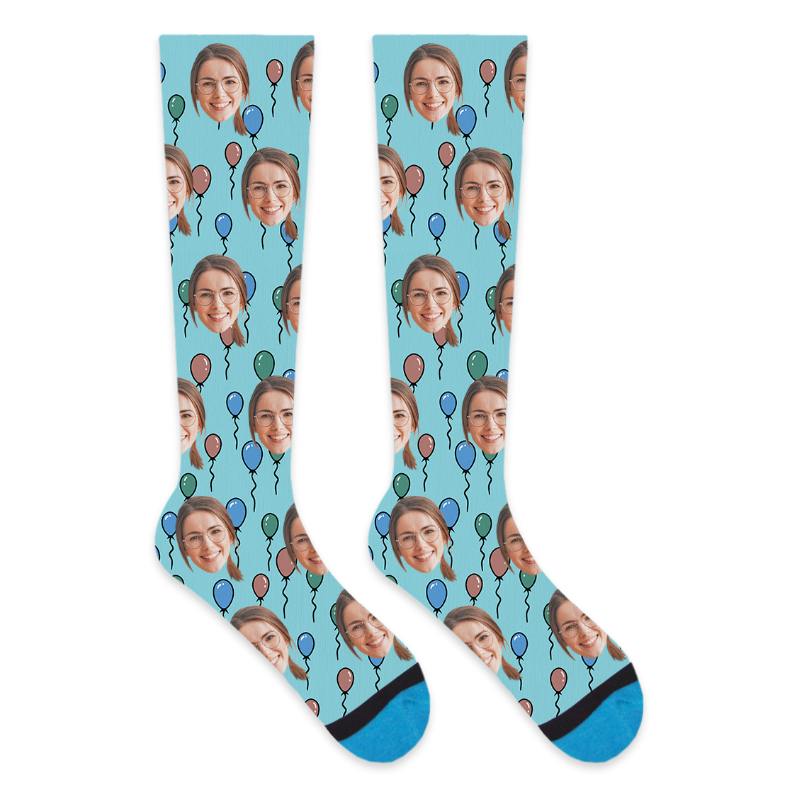 Custom Birthday Compression Socks