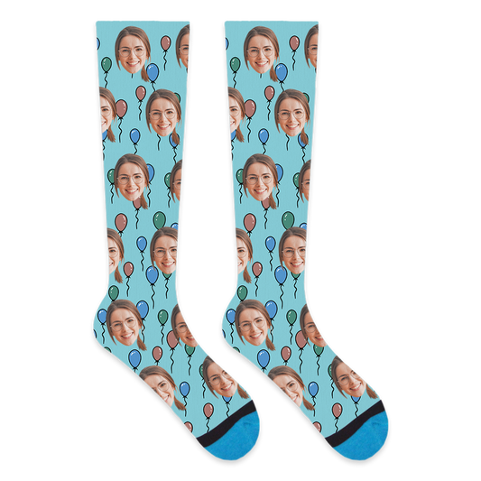 Custom Birthday Compression Socks