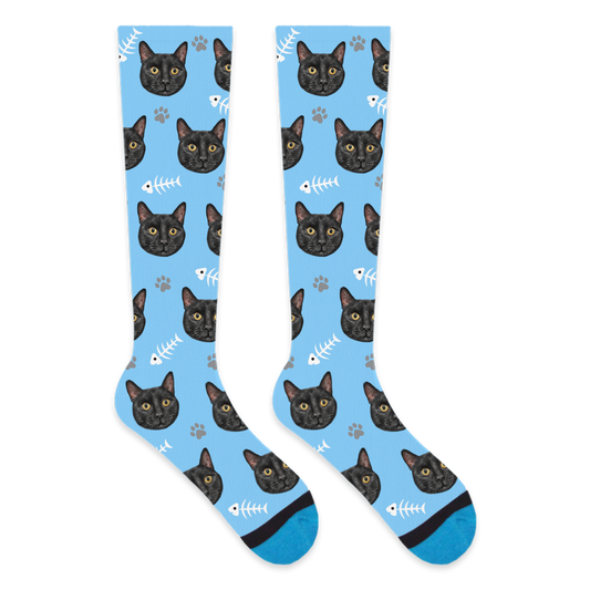 Custom Cat Compression Socks