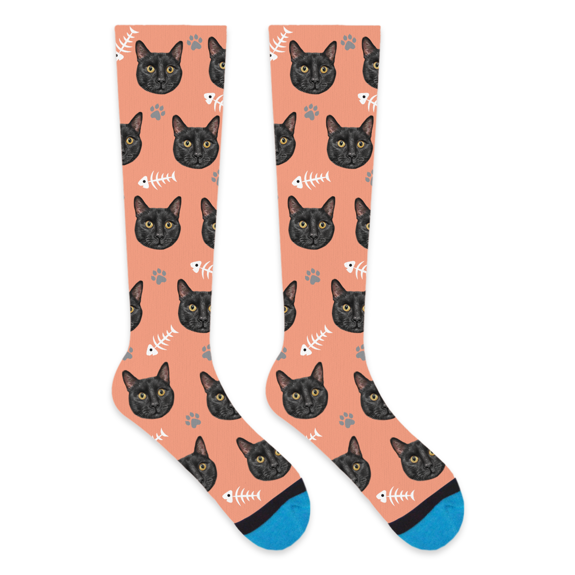 Custom Cat Compression Socks