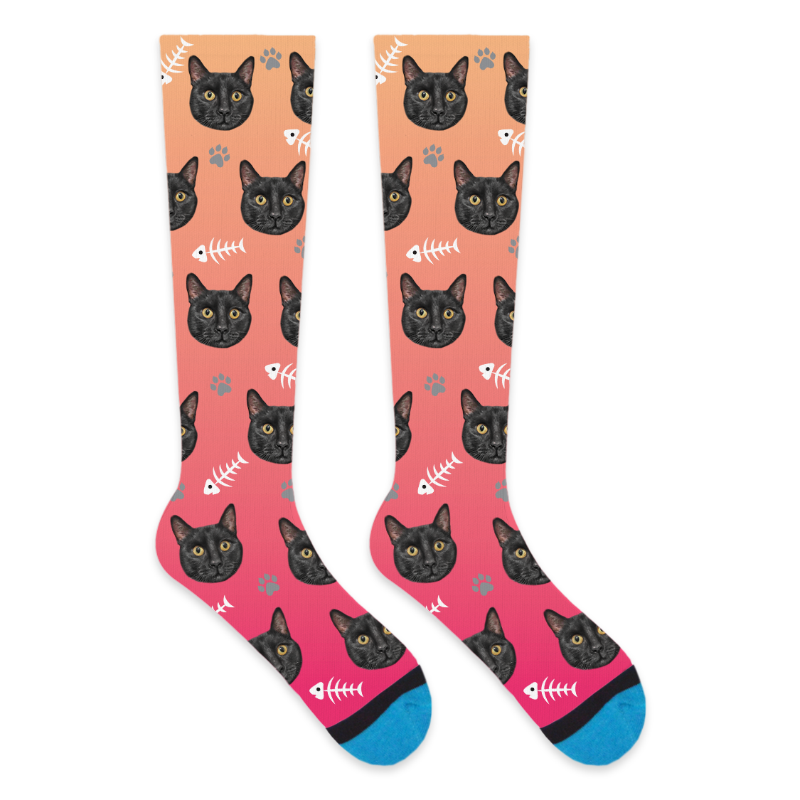 Custom Cat Compression Socks